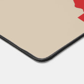 Schneemobil Winter Personalisiert Schreibtischunterlage (Ecke)