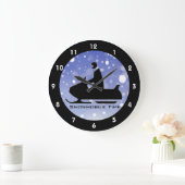 Schneemobile Design-Uhr Große Wanduhr (Zuhause)