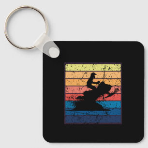 Schneemobile Retro Schlüsselanhänger