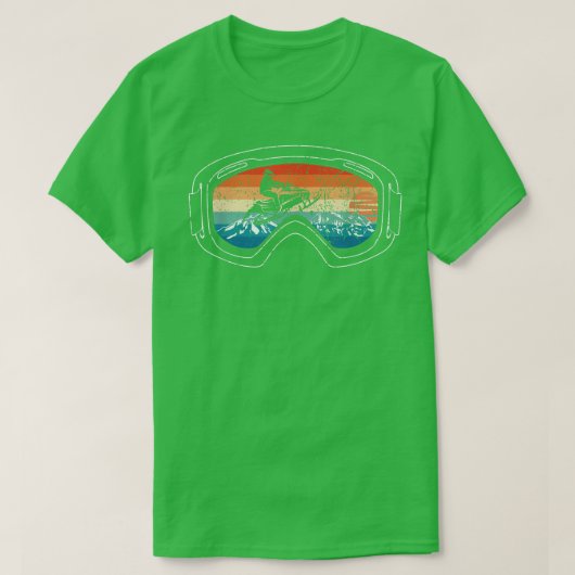 Schneemobile Wintergestaltung für Snowmobile-Fans T-Shirt (Design vorne)