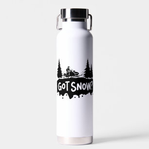 Schneemobilfahren - Schnee bekommen   Trinkflasche