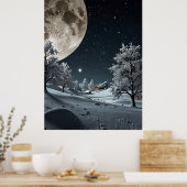 SCHNEEMOND POSTER (Küche)