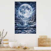 SCHNEEMOND POSTER (Küche)