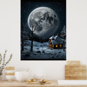 SCHNEEMOND POSTER (Küche)