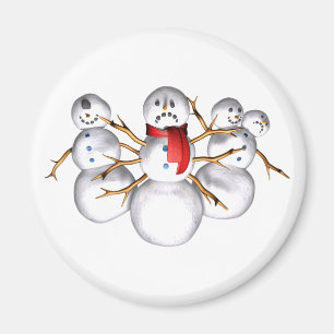 Schneemonster Magnet