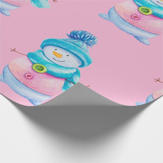 Schneemopapier Geschenkpapier (Ecke)