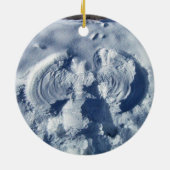 Schneengel Keramikornament (Hinten)