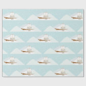 Schneeopapier Geschenkpapier (Flach)