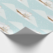 Schneeopapier Geschenkpapier (Ecke)