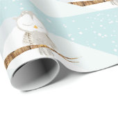 Schneeopapier Geschenkpapier (Rolleneckpunkt)