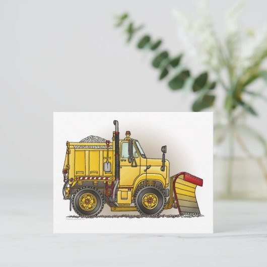 Schneepackkarte Postkarte (Stehend Vorderseite)