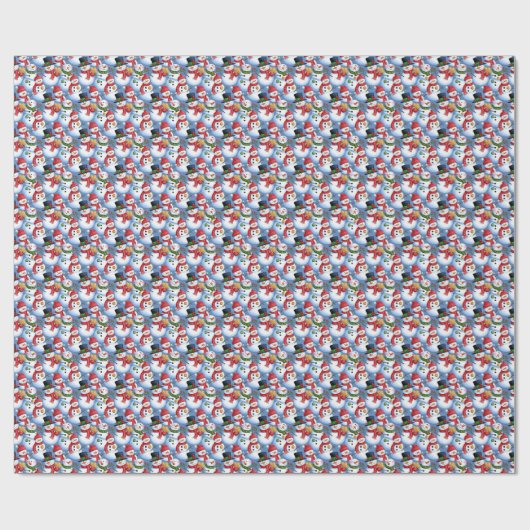 Schneepapier Geschenkpapier (Flach)