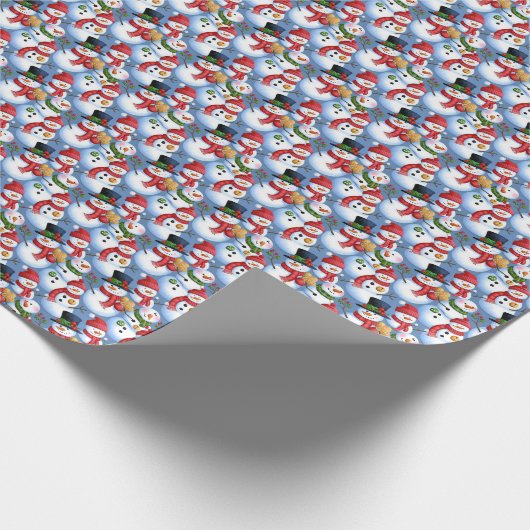 Schneepapier Geschenkpapier (Ecke)