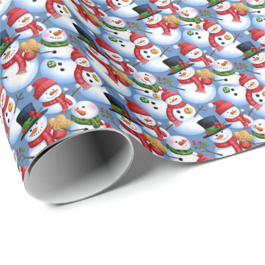 Schneepapier Geschenkpapier (Rolleneckpunkt)