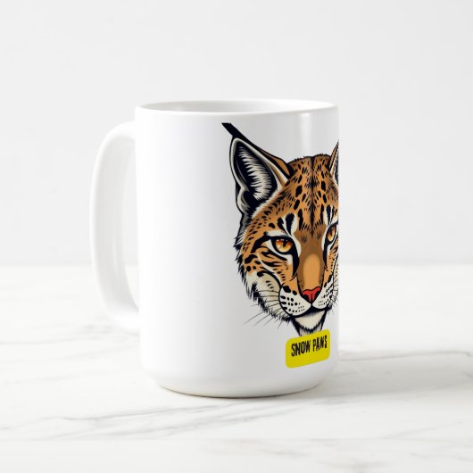 Schneepaws Kaffeetasse (Vorderseite Links)