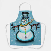 Schneeperson Schürze (Vorderseite)