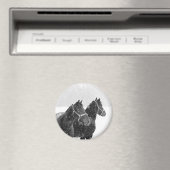 Schneepferde Magnet (In Situ (Geschirrspüler))