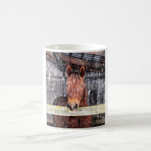 Schneepferde-Tasse Kaffeetasse