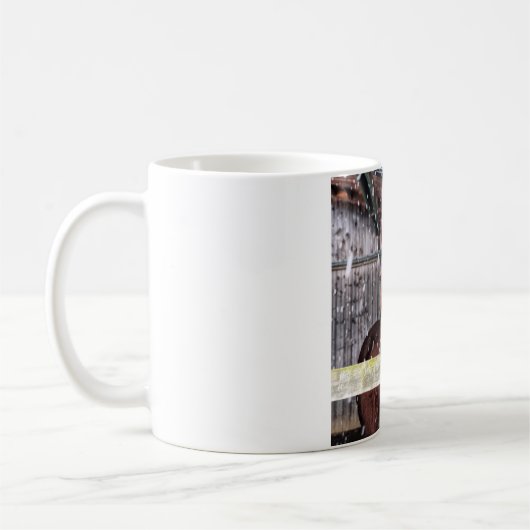 Schneepferde-Tasse Kaffeetasse (Links)
