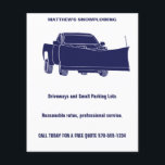 Schneepflug Lieferwagen LKW mit Pflugschnee Flyer<br><div class="desc">Mit diesen einfach zu anpassenden Flyern fördern Sie Ihr Schneepfluggeschäft. Sie zeigen eine Abbildung eines Lieferwagen-Trucks mit einem Schneepflug auf der Vorderseite in marineblau-blauem Set vor einem weißen Hintergrund. Fügen Sie in den Vorlagenfeldern benutzerdefinierte Informationen hinzu. Die Rückseite dieser Flyer ist leer, Sie können diese jedoch anpassen und auf der...</div>