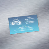 Schneepflug Magnetische Visitenkarte (Beispiel)