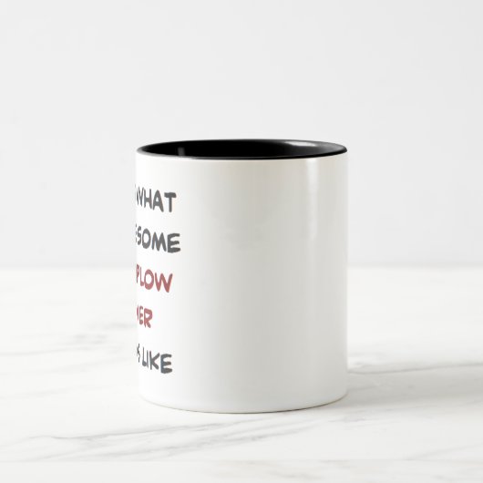 Schneepflug, phantastisch zweifarbige tasse (Mittel)