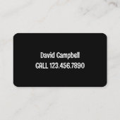 Schneepflug Visitenkarte (Rückseite)