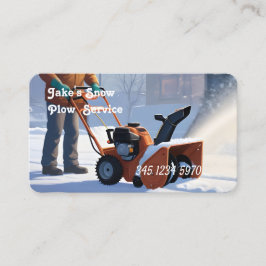 Schneepflug Visitenkarte