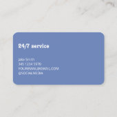 Schneepflug Visitenkarte (Rückseite)