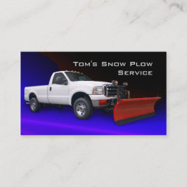 Schneepflug Visitenkarte