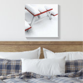 Schneepiknick Leinwanddruck (Insitu (Schlafzimmer))