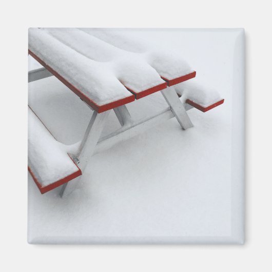 Schneepiknick Magnet (Vorne)
