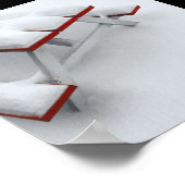 Schneepiknick Poster (Ecke)