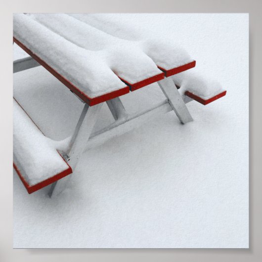Schneepiknick Poster (Vorne)