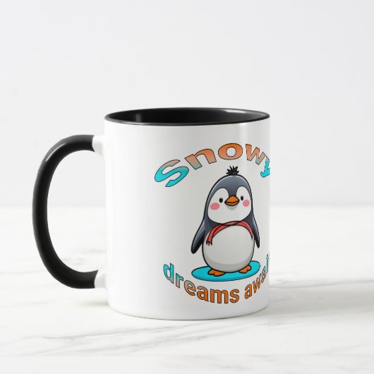 Schneepinguin-Tasse Tasse (Links)