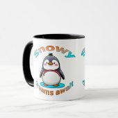 Schneepinguin-Tasse Tasse (Vorderseite Links)