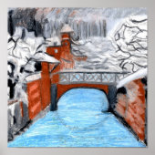 Schneeplatz Poster (Vorne)