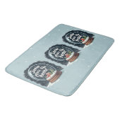 Schneeplatz wie Zuhause Badematte (Schrägansicht)