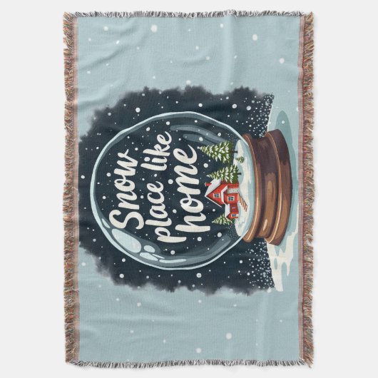 Schneeplatz wie Zuhause Decke (Vorderseite Vertikal)