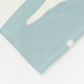 Schneeplatz wie Zuhause Fleecedecke (Ecke)