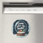 Schneeplatz wie Zuhause Magnet (In Situ (Geschirrspüler))