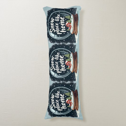 Schneeplatz wie Zuhause Seitenschläferkissen (Vorderseite Vertikal)