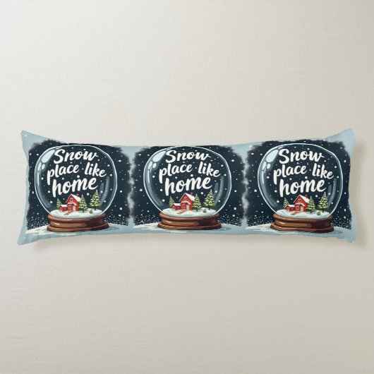 Schneeplatz wie Zuhause Seitenschläferkissen (Vorderseite)