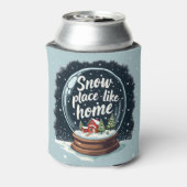 Schneeplatz wie Zuhause Urlaubsangebot Cooler Dosenkühler (Kanne Rückseite)