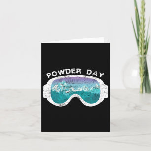 Schneepowder Day Snowboarden Mountain Sport Karte