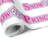 Schneeprinzess Geschenkpapier (Rolleneckpunkt)