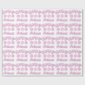 Schneeprinzess Geschenkpapier (Flach)