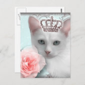 Schneeprinzess Postkarte (Vorne/Hinten)