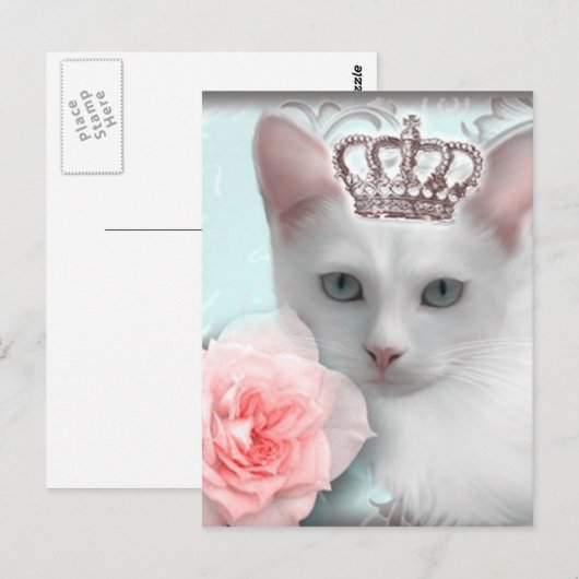 Schneeprinzess Postkarte (Vorne/Hinten)