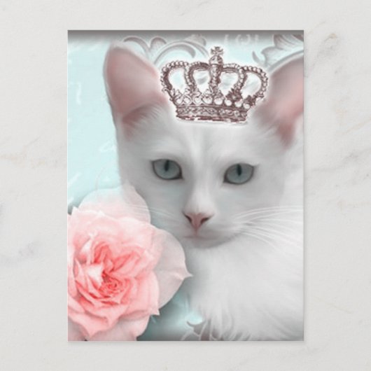 Schneeprinzess Postkarte (Vorderseite)